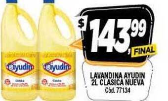 Supermercados Yaguar Lavandina ayudin clasica nueva oferta