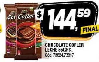Supermercados Yaguar Chocolate cofler leche oferta