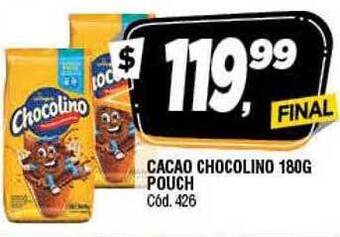 Supermercados Yaguar Cacao chocolino pouch oferta