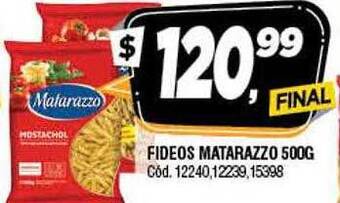Supermercados Yaguar Fideos matarazzo oferta