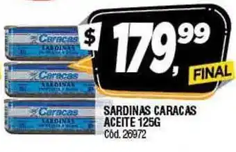 Supermercados Yaguar Sardinas caracas aceite oferta