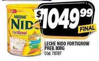 Supermercados Yaguar Leche nido fortigrow preb. oferta