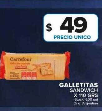 Carrefour Maxi Galletitas sandwich oferta