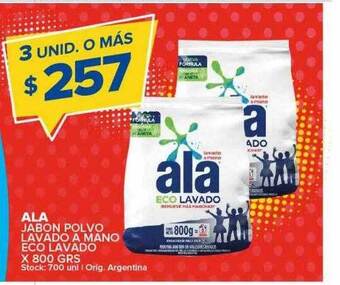 Carrefour Maxi Ala jabon polvo lavado a mano eco lavado oferta