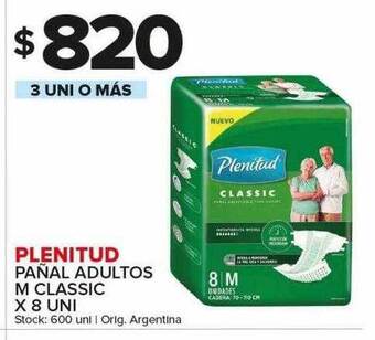 Carrefour Maxi Plenitud pañal adultos m classic oferta