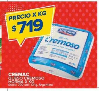 Carrefour Maxi Cremac queso cremoso horma oferta