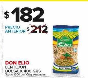 Carrefour Maxi Don elio lentejon oferta
