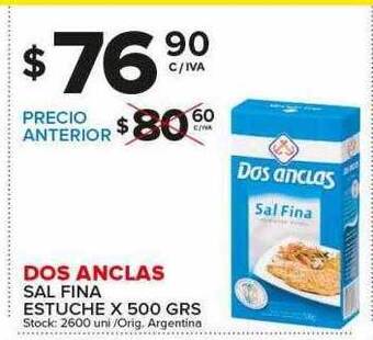 Carrefour Maxi Dos anclas sal fina estuche oferta