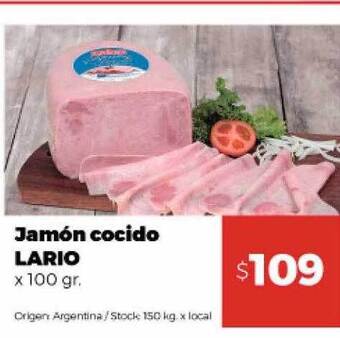 Disco Jamón cocido lario oferta