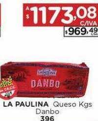 Hipermay La paulina queso kgs danbo oferta