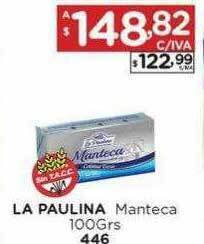 Hipermay La paulina manteca oferta