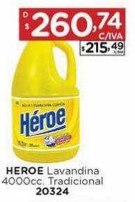 Hipermay Heroe lavandina 4000cc. tradicional oferta