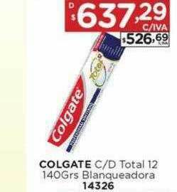 Hipermay Colgate c-d total 12 blanqueadora oferta