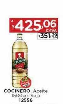 Hipermay Cocinero aceite 1500cc. soja oferta