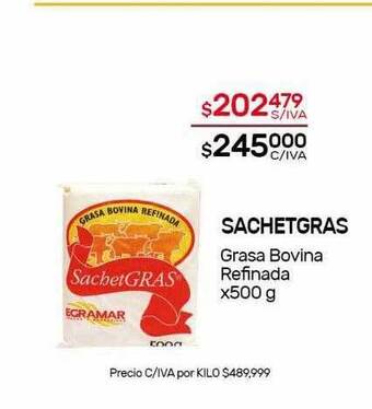 Nini Mayorista Sachetgras grasa bovina refinada oferta