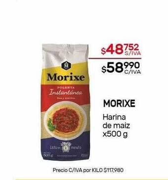 Nini Mayorista Morixe harina de maiz oferta