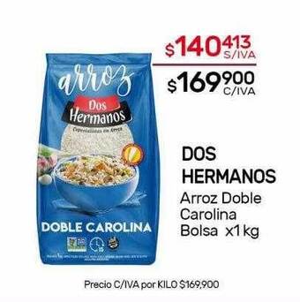 Nini Mayorista Dos hermanos arroz doble carolina bolsa oferta