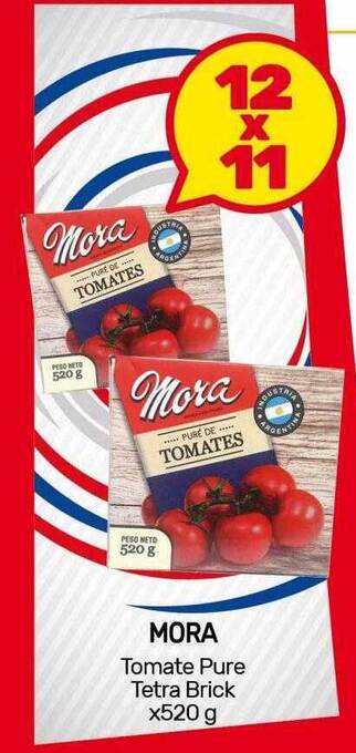 Nini Mayorista Mora tomate pure tetra brick oferta