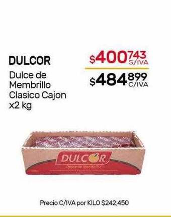 Nini Mayorista Dulcor dulce de membrillo clasico cajon oferta