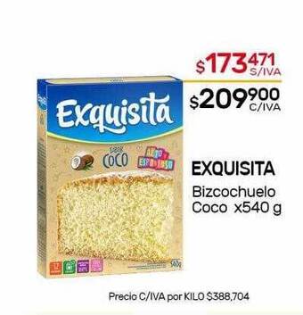 Nini Mayorista Exquisita bizcochuelo coco oferta