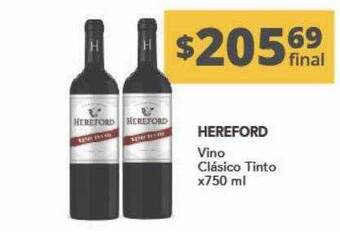 Nini Mayorista Hereford vino clásico tinto oferta
