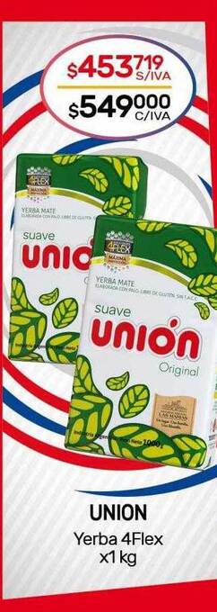 Nini Mayorista Union yerba 4flex oferta