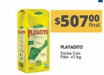 Nini Mayorista Playadito yerba con palo oferta