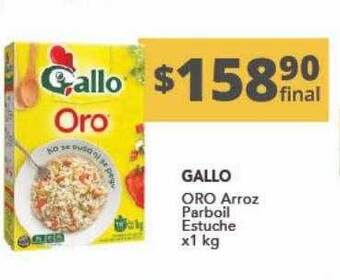 Nini Mayorista Gallo oro arroz parboil estuche oferta