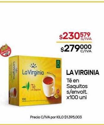 Nini Mayorista La virginia té en saquitos s-envolt oferta