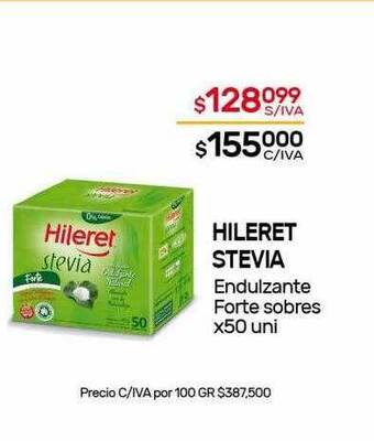 Nini Mayorista Hileret stevia endulzante forte sobres oferta
