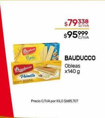 Nini Mayorista Bauducco obleas oferta