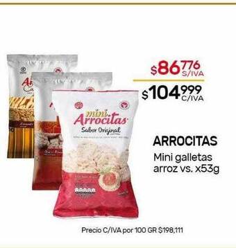 Nini Mayorista Arrocitas mini galletas arroz oferta