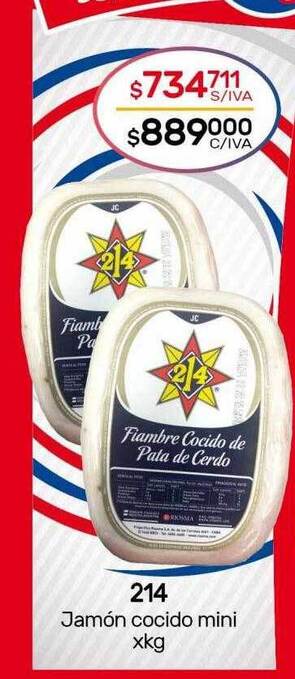 Nini Mayorista 214 jamón cocido mini oferta