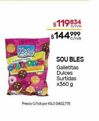 Nini Mayorista Sou bles galletitas dulces surtidas oferta