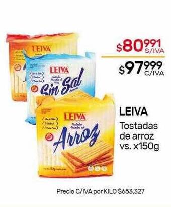 Nini Mayorista Leiva tostadas de arroz oferta