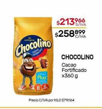 Nini Mayorista Chocolino cacao fortificado oferta