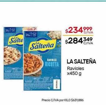 Nini Mayorista La salteña ravioles oferta