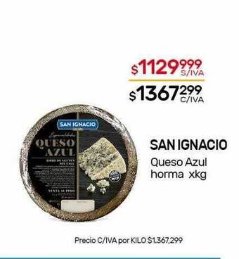 Nini Mayorista San ignacio queso azul horma oferta