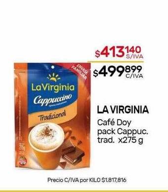 Nini Mayorista La virginia café doy pack cappuc.trad. oferta
