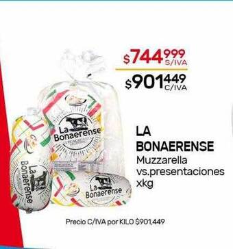Nini Mayorista La bonaerense muzzarella oferta