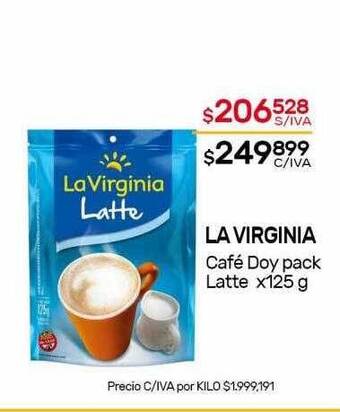 Nini Mayorista La virginia café doy pack latte oferta