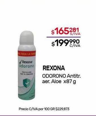 Nini Mayorista Rexona odorono antitr aer aloe oferta
