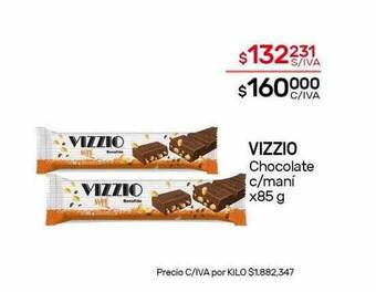 Nini Mayorista Vizzio chocolate c maní oferta