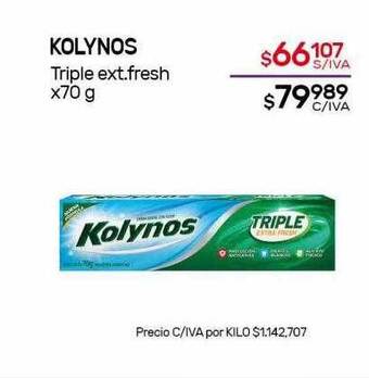 Nini Mayorista Kolynos triple ext fresh oferta
