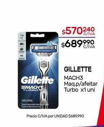 Nini Mayorista Gillette mach3 maq p afeitar turbo oferta