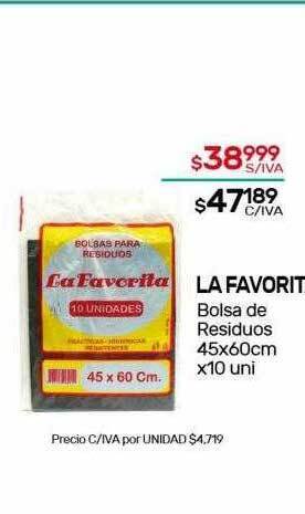 Nini Mayorista La favorita bolsa de residuos oferta