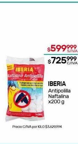 Nini Mayorista Iberia antipolilla naftalina oferta