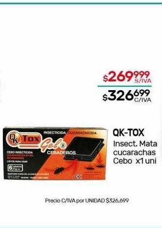 Nini Mayorista Qk-tox insect mata cucarachas cebo oferta