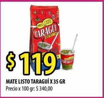 Punto Mayorista Mate listo taragui oferta
