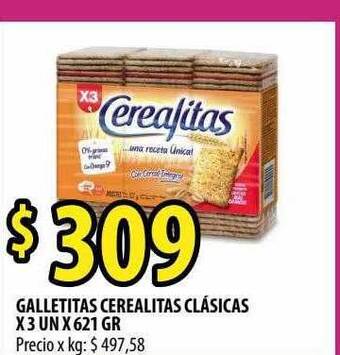 Punto Mayorista Galletitas cerealitas clasicas oferta